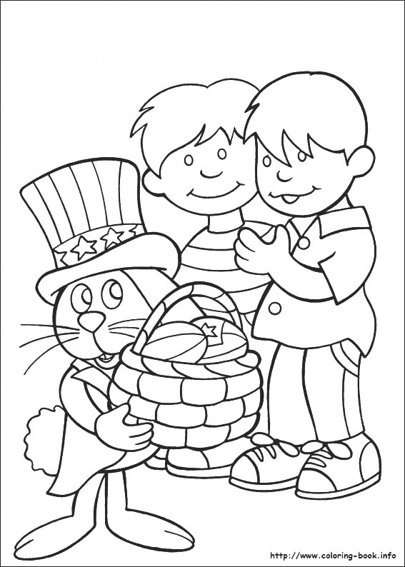 Peter Cottontail coloring picture